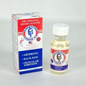 Ringmaster Rubbing Oil 1 OZ Bottle Pain Relief Arthritis USA Made Free Shipping
